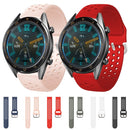 22mm For Huawei watch GT2e/GT/GT2 46MM Inner Buckle Breathable Watch Band(Midnight blue)