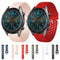 22mm For Huawei watch GT2e/GT/GT2 46MM Inner Buckle Breathable Watch Band(Midnight blue)