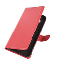 For LG K61 Litchi Texture Horizontal Flip Protective Case with Holder & Card Slots & Wallet(Red)