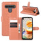 For LG K61 Litchi Texture Horizontal Flip Protective Case with Holder & Card Slots & Wallet(Brown)
