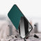 For iPhone 6/6S All-inclusive Leather + Organic Glass Phone Case With Metal Iron Sheet(Orange)