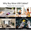 3 in 1 USB to 8 Pin + Type-C/USB-C + Micro USB Magnetic Metal Interface Nylon Braided Charging Cable, Length: 1m(Red)