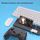ZS-S1852 6 in 1 3 USB Female to 8 Pin Male OTG Camera Card Reader Adapter with SD & TF Card & 8 Pin Charging Interface, Compatible with IOS 13 System