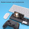 ZS-S1852 6 in 1 3 USB Female to 8 Pin Male OTG Camera Card Reader Adapter with SD & TF Card & 8 Pin Charging Interface, Compatible with IOS 13 System