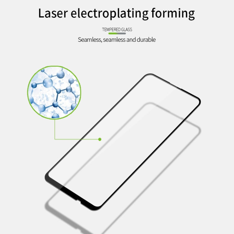 For Huawei P40 Lite E / Y7P PINWUYO 9H 2.5D Full Screen Tempered Glass Film(Black)