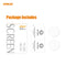 For Garmin Forerunner 45 / 45S 2 PCS ENKAY Hat-Prince 0.2mm 9H 2.15D Curved Edge Tempered Glass Screen Protector Watch Film
