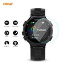 For Garmin Forerunner 735 / 735XT 2 PCS ENKAY Hat-Prince 0.2mm 9H 2.15D Curved Edge Tempered Glass Screen Protector Watch Film