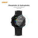 For Garmin Forerunner 735 / 735XT 2 PCS ENKAY Hat-Prince 0.2mm 9H 2.15D Curved Edge Tempered Glass Screen Protector Watch Film