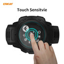 For Garmin Instinct Tactical 2 PCS ENKAY Hat-Prince 0.2mm 9H 2.15D Curved Edge Tempered Glass Screen Protector Watch Film