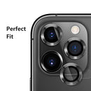ENKAY Hat-Prince 3 PCS For iPhone 11 Pro / 11 Pro Max Aluminium Alloy + Tempered Glass Camera Lens Cover Full Coverage Protector(Dark Green)