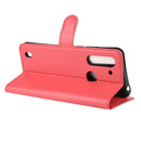 For Motorola Moto G8 Power Lite Litchi Texture Horizontal Flip Protective Case with Holder & Card Slots & Wallet(Red)