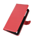 For Motorola Moto G8 Power Lite Litchi Texture Horizontal Flip Protective Case with Holder & Card Slots & Wallet(Red)