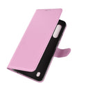 For Motorola Moto G8 Power Lite Litchi Texture Horizontal Flip Protective Case with Holder & Card Slots & Wallet(Pink)