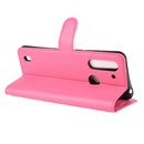 For Motorola Moto G8 Power Lite Litchi Texture Horizontal Flip Protective Case with Holder & Card Slots & Wallet(Rose red)
