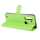 For Motorola Moto G8 Power Lite Litchi Texture Horizontal Flip Protective Case with Holder & Card Slots & Wallet(Green)