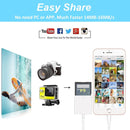ZS-KL21810 8 Pin to SD Card Camera Card Reader Adapter, Compatible with IOS 13 and Previous Versions System