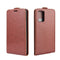 For Samsung Galaxy Note20 R64 Texture Single Vertical Flip Leather Protective Case with Card Slots & Photo Frame(Brown)