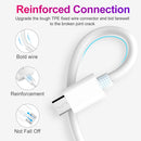 2 in 1 1m USB to Micro USB Data Cable + 30W QC 3.0 4 USB Interfaces Mobile Phone Tablet PC Universal Quick Charger Travel Charger Set, US Plug(Black)
