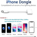 ZS-KL21804 2 in 1 8 Pin to 3.5mm Audio + 8 Pin Charging Interface, Earphone Adapter, Suitable for All IOS Systems