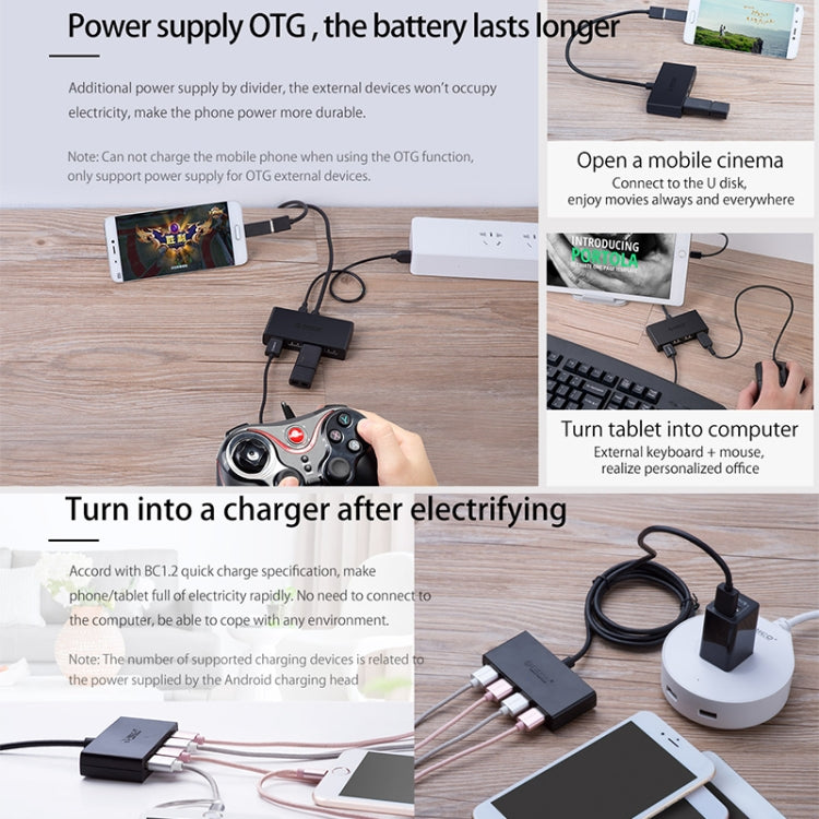 ORICO G11-H4-U3-100-BK 4 Ports USB 3.0 HUB