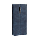 Magnetic Buckle Retro Crazy Horse Texture Horizontal Flip Leather Case for Nokia 3.2, with Holder & Card Slots & Photo Frame(Blue)
