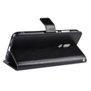 Retro Crazy Horse Texture Horizontal Flip Leather Case for Nokia 3.2, with Holder & Card Slots & Photo Frame(Black)
