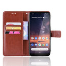 Retro Crazy Horse Texture Horizontal Flip Leather Case for Nokia 3.2, with Holder & Card Slots & Photo Frame(Brown)