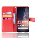 Retro Crazy Horse Texture Horizontal Flip Leather Case for Nokia 3.2, with Holder & Card Slots & Photo Frame(Red)