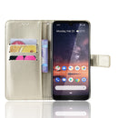 Retro Crazy Horse Texture Horizontal Flip Leather Case for Nokia 3.2, with Holder & Card Slots & Photo Frame(Gold)