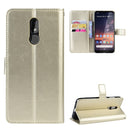 Retro Crazy Horse Texture Horizontal Flip Leather Case for Nokia 3.2, with Holder & Card Slots & Photo Frame(Gold)