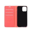 For iPhone 12 / 12 Pro Retro-skin Business Magnetic Suction Leather Case with Holder & Card Slots & Wallet(Red)