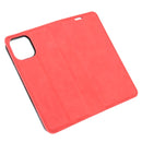 For iPhone 12 / 12 Pro Retro-skin Business Magnetic Suction Leather Case with Holder & Card Slots & Wallet(Red)