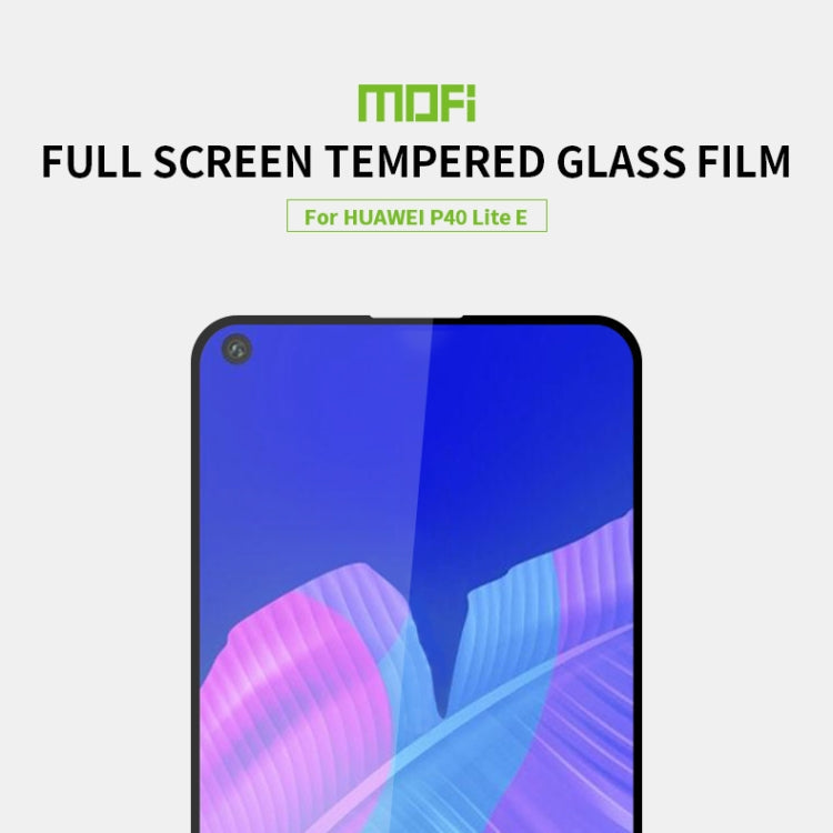 For Huawei Y7P MOFI 9H 2.5D Full Screen Tempered Glass Film(Black)