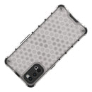 For OPPO Reno4 Shockproof Honeycomb PC + TPU Case(White)