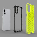 For OPPO Reno4 Shockproof Honeycomb PC + TPU Case(White)