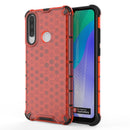 For Huawei Y6P Shockproof Honeycomb PC + TPU Case(Red)