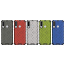 For Huawei Y6P Shockproof Honeycomb PC + TPU Case(Blue)