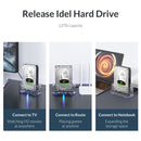 ORICO 6139C3-G2 3.5 inch Transparent USB3.1 Gen2 Type-C Hard Drive Dock