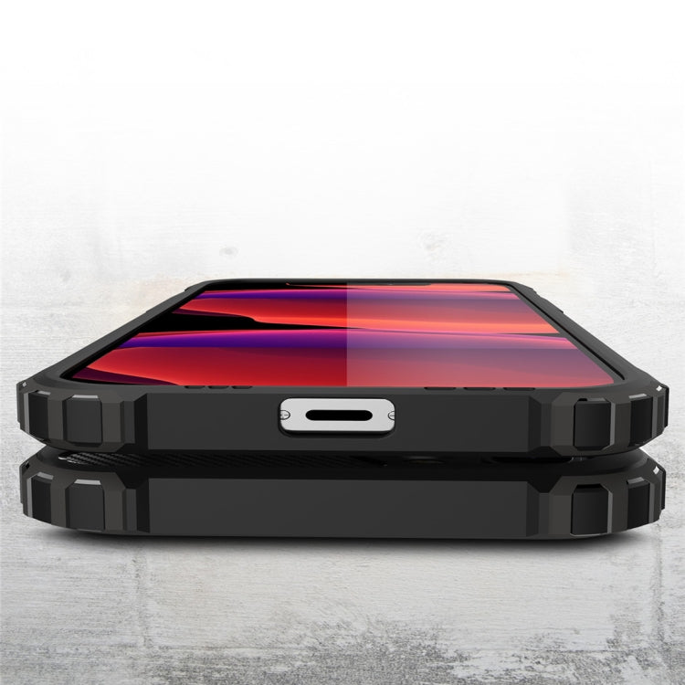 For iPhone 12 / 12 Pro 6.1 inch Magic Armor TPU + PC Combination Case(Black)