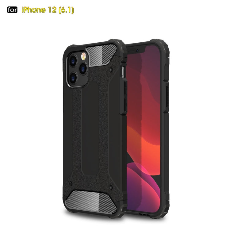 For iPhone 12 / 12 Pro 6.1 inch Magic Armor TPU + PC Combination Case(Black)