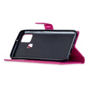 For Samsung Galaxy A21s Crazy Horse Texture Horizontal Flip Leather Case with Holder & Card Slots & Wallet & Photo Frame(Rose Red)