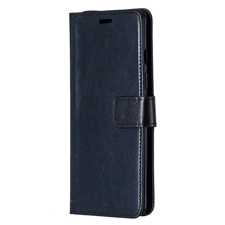 For OnePlus 8 Crazy Horse Texture Horizontal Flip Leather Case with Holder & Card Slots & Wallet & Photo Frame(Black)