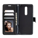 For OnePlus 8 Crazy Horse Texture Horizontal Flip Leather Case with Holder & Card Slots & Wallet & Photo Frame(Black)