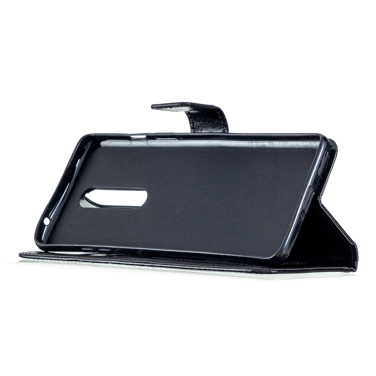 For OnePlus 8 Crazy Horse Texture Horizontal Flip Leather Case with Holder & Card Slots & Wallet & Photo Frame(Black)