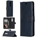 For OnePlus 8 Crazy Horse Texture Horizontal Flip Leather Case with Holder & Card Slots & Wallet & Photo Frame(Black)