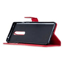 For OnePlus 8 Crazy Horse Texture Horizontal Flip Leather Case with Holder & Card Slots & Wallet & Photo Frame(Red)