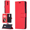 For OnePlus 8 Crazy Horse Texture Horizontal Flip Leather Case with Holder & Card Slots & Wallet & Photo Frame(Red)
