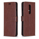 For OnePlus 8 Crazy Horse Texture Horizontal Flip Leather Case with Holder & Card Slots & Wallet & Photo Frame(Brown)