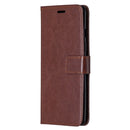 For OnePlus 8 Crazy Horse Texture Horizontal Flip Leather Case with Holder & Card Slots & Wallet & Photo Frame(Brown)