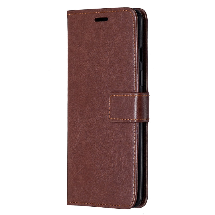 For OnePlus 8 Crazy Horse Texture Horizontal Flip Leather Case with Holder & Card Slots & Wallet & Photo Frame(Brown)